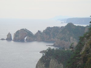 見事なリアス式海岸の迫力に圧倒されました