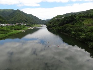 本当に感激、四万十川の美しさ