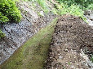 地元の農家の方々にとっては稲を育てる命の用水路です