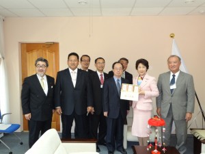 ハバロフスク日本総領事を表敬訪問