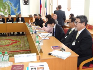 ハバロフスク地方行政府表敬訪問