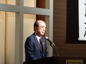 盟友鹿野道彦大臣のためにご講演下さった前田国土交通大臣