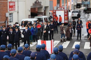 酒田市消防出初式にて酒田飽海選挙区選出県議を代表して来賓祝辞を申し上げました