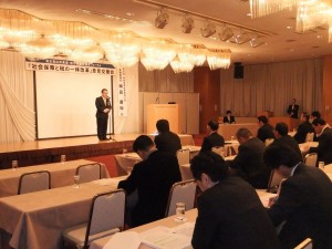 民主党県連自治体議員ﾌｫｰﾗﾑ・パートⅡ・社会保障と税一体改革勉強会にて開会の挨拶を申し上げました