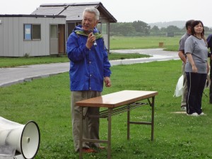 佐藤克彦実行委員長「第1回石黒さとる杯ｸﾞﾗﾝﾄﾞｺﾞﾙﾌ大会」開会宣言