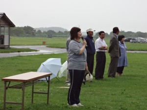 和嶋未希衆議院議員が朝1便の飛行機で東京から駆けつけて下さり来賓祝辞を賜りました