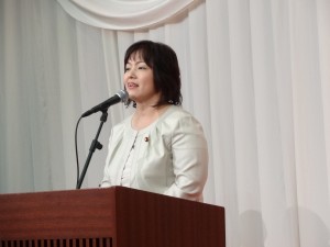 吉村美栄子山形県知事誕生の立役者和嶋未希衆議院議員祝辞