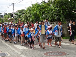 元気いっぱい子供神輿のみなさん